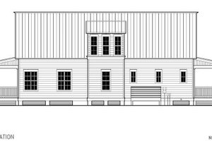 Exterior - Other Elevation 2 for Beach House Plan #443-3 - 3 bed, 3 bath