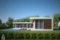 Modern Style House Plan - 3 Beds 2 Baths 1539 Sq/Ft Plan #552-2 Exterior - Other Elevation