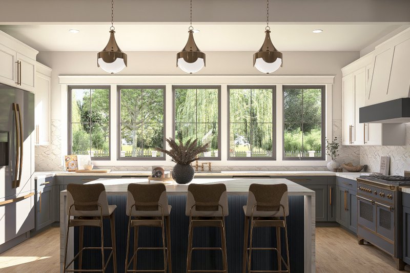 House Design - Interior - Kitchen for Colonial House Plan #455-347 - 4 bed, 3.5 bath