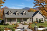 Country Style House Plan - 3 Beds 2.5 Baths 1830 Sq/Ft Plan #101-201 Exterior 
