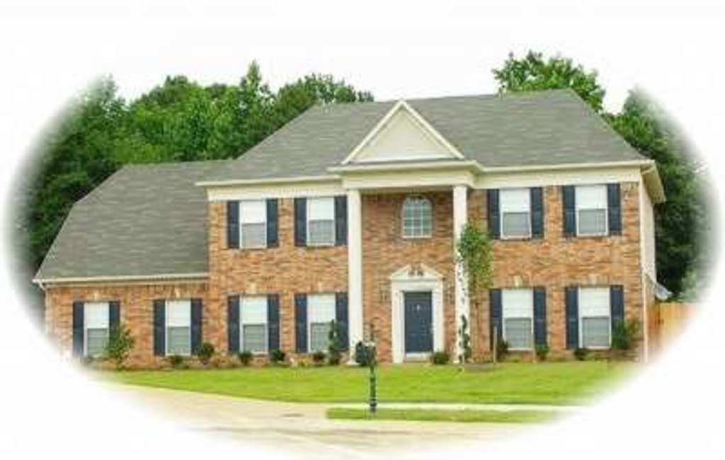 Exterior - Front Elevation 2 for Colonial House Plan #81-726 - 4 bed, 3.5 bath