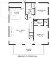 Contemporary Style House Plan - 3 Beds 3.5 Baths 2662 Sq/Ft Plan #932-453 