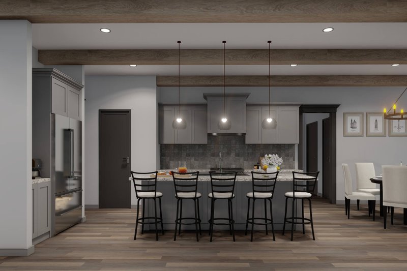 Architectural House Design - Interior - Kitchen 3 for European House Plan #923-437 - 3 bed, 3.5 bath