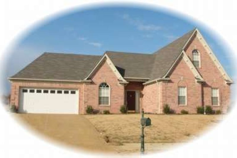 European Style House Plan - 4 Beds 3 Baths 2296 Sq/Ft Plan #81-877