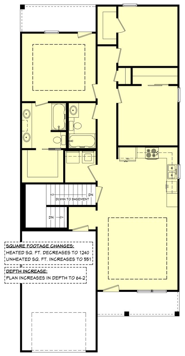 House Blueprint - Cottage Floor Plan - Other Floor Plan #430-39