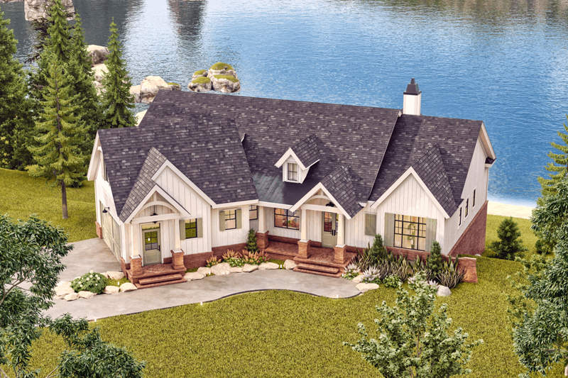 House Design - Exterior - Other Elevation for Craftsman House Plan #119-457 - 3 bed, 2.5 bath