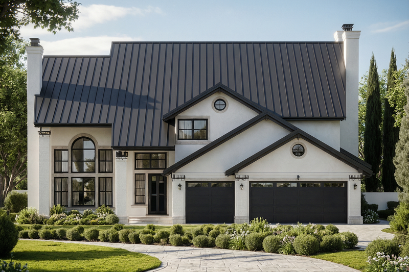 Architectural House Design - Exterior - Front Elevation 3 for Craftsman House Plan #515-71 - 4 bed, 3 bath