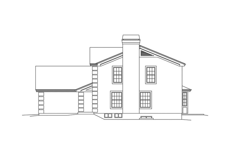 Dream House Plan - Exterior - Other Elevation 1 for Traditional House Plan #57-693 - 3 bed, 2.5 bath