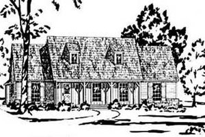 Country Exterior - Front Elevation Plan #36-145