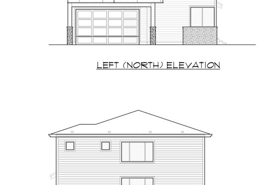 Exterior - Other Elevation 3 for Traditional House Plan #1066-95 - 4 bed, 4 bath
