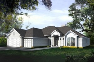 Ranch Exterior - Front Elevation Plan #65-333