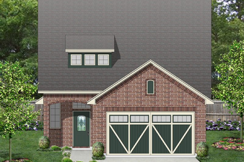 Dream House Plan - Cottage Exterior - Front Elevation Plan #84-569