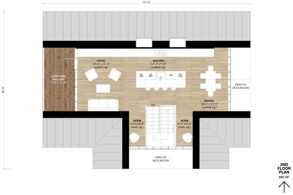 Modern Floor Plan - Main Floor Plan #933-16