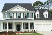 Colonial Style House Plan - 4 Beds 3.5 Baths 2936 Sq/Ft Plan #54-150 