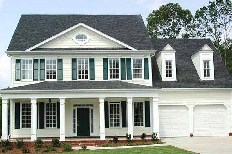 Colonial Style House Plan - 4 Beds 3.5 Baths 2936 Sq/Ft Plan #54-150