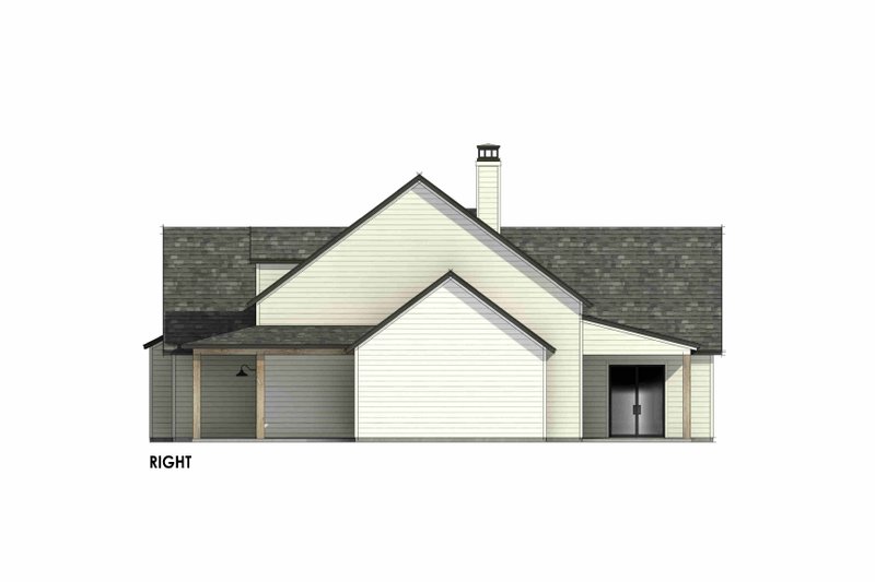 Home Plan - Exterior - Other Elevation 1 for Farmhouse House Plan #1096-206 - 4 bed, 3.5 bath