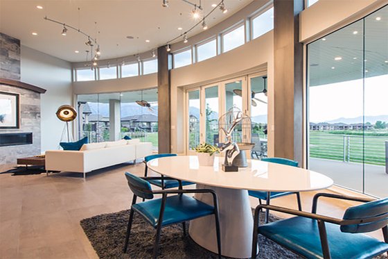 Interior - Dining Room 1 for Modern House Plan #920-18 - 5 bed, 4 bath