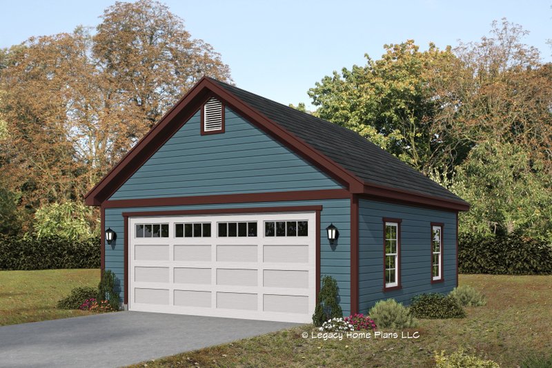 House Blueprint - Traditional Exterior - Front Elevation Plan #932-734