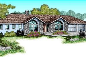 Traditional Exterior - Front Elevation Plan #60-224