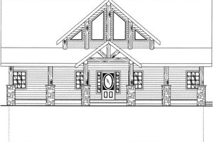 Exterior - Other Elevation for Cabin House Plan #117-549 - 3 bed, 2.5 bath