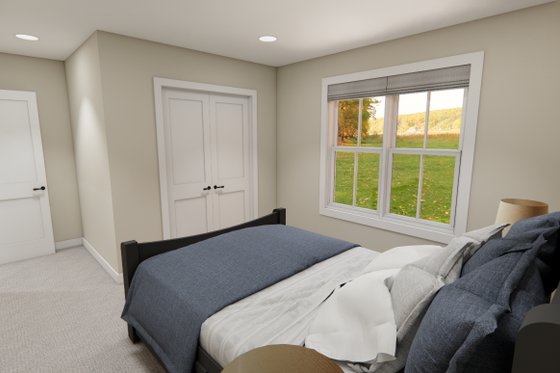 Interior - Bedroom 5 for Farmhouse House Plan #51-1357 - 4 bed, 2.5 bath