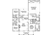 Country Style House Plan - 3 Beds 2.5 Baths 2149 Sq/Ft Plan #21-445 