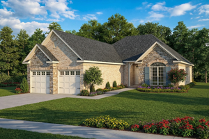 Traditional Exterior - Front Elevation Plan #17-188