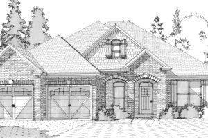 Traditional Exterior - Front Elevation Plan #63-365