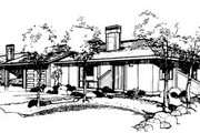 Modern Style House Plan - 2 Beds 1 Baths 1860 Sq/Ft Plan #303-244 