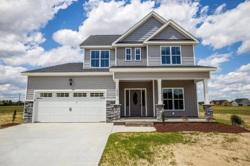 Home Plan - Craftsman Exterior - Front Elevation Plan #20-1220