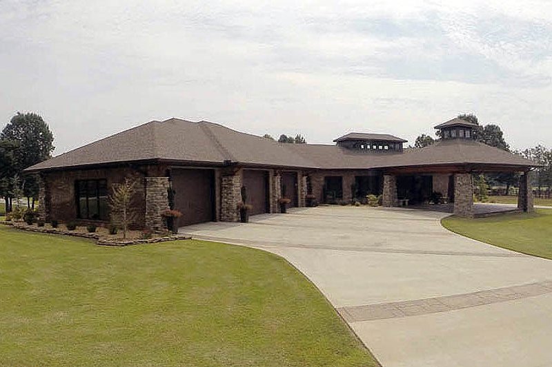 Dream House Plan - Contemporary Exterior - Front Elevation Plan #17-2551