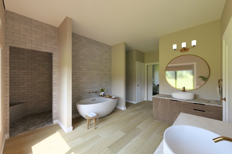House Plan Design - Interior - Master Bathroom 1 for Modern House Plan #1064-438 - 2 bed, 2.5 bath
