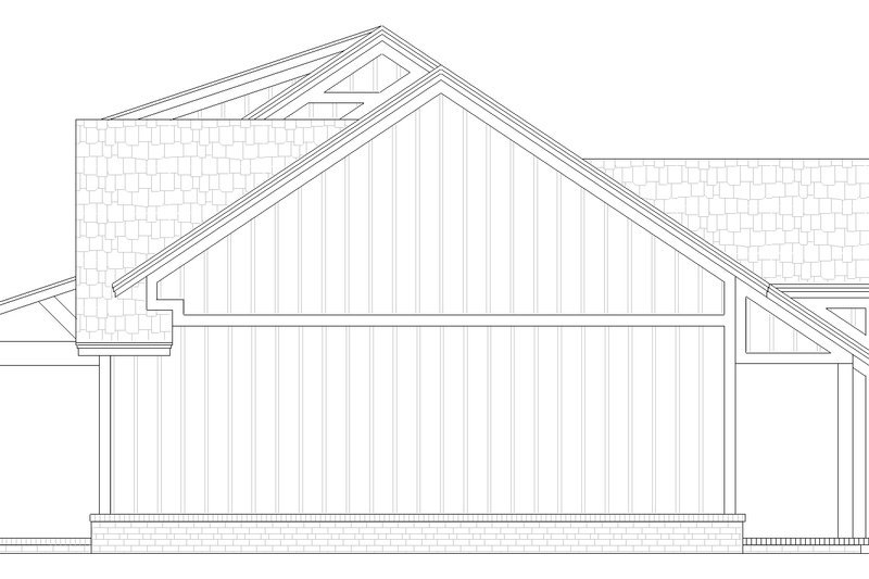 Home Plan - Exterior - Other Elevation 1 for Farmhouse House Plan #45-622 - 3 bed, 2 bath