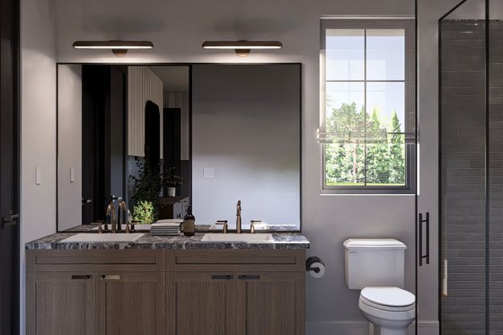 Interior - Master Bathroom for Modern House Plan #455-391 - 3 bed, 2.5 bath