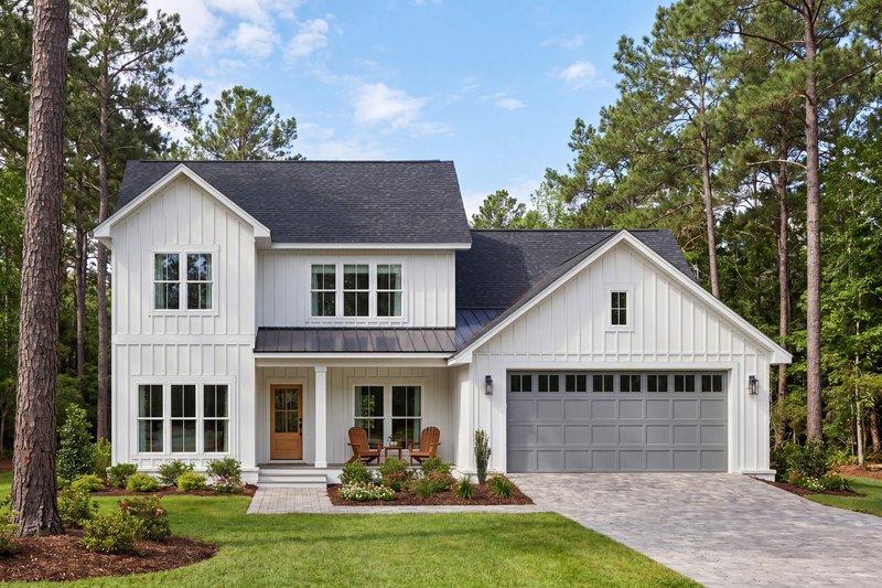 Dream House Plan - Exterior - Front Elevation 6 for Farmhouse House Plan #430-437 - 4 bed, 2.5 bath