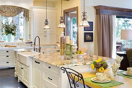 Kitchen - 4000 square foot European home