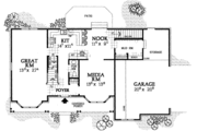 Traditional Style House Plan - 4 Beds 2.5 Baths 2391 Sq/Ft Plan #72-480 