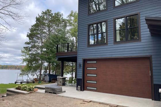 Exterior - Rear Elevation for Contemporary House Plan #932-548 - 2 bed, 2.5 bath