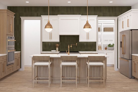 Interior - Kitchen for Farmhouse House Plan #455-736 - 3 bed, 2.5 bath