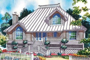 Country Exterior - Front Elevation Plan #930-49