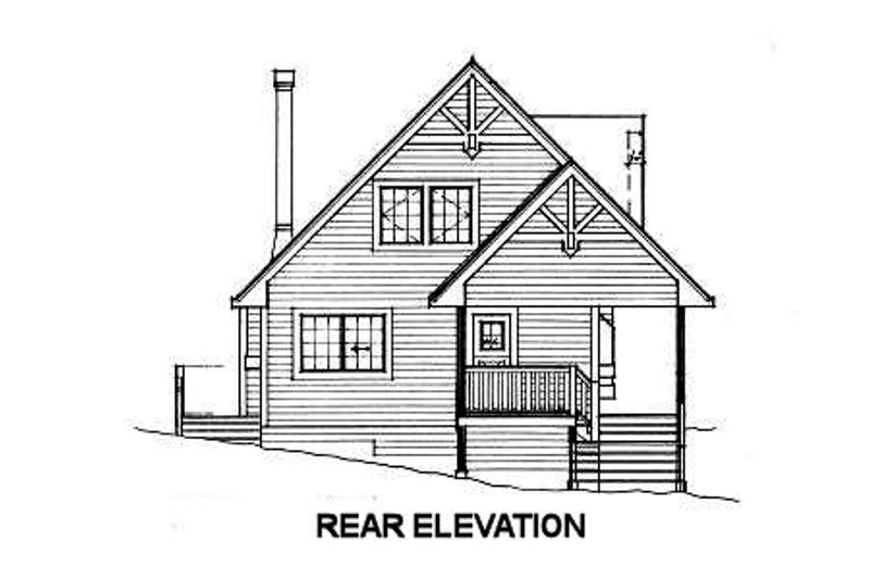 Home Plan - Photo 19 for Cabin House Plan #118-102 - 2 bed, 2 bath