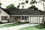 Traditional Style House Plan - 3 Beds 2 Baths 1362 Sq/Ft Plan #16-110 