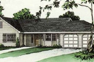 Traditional Exterior - Front Elevation Plan #16-110