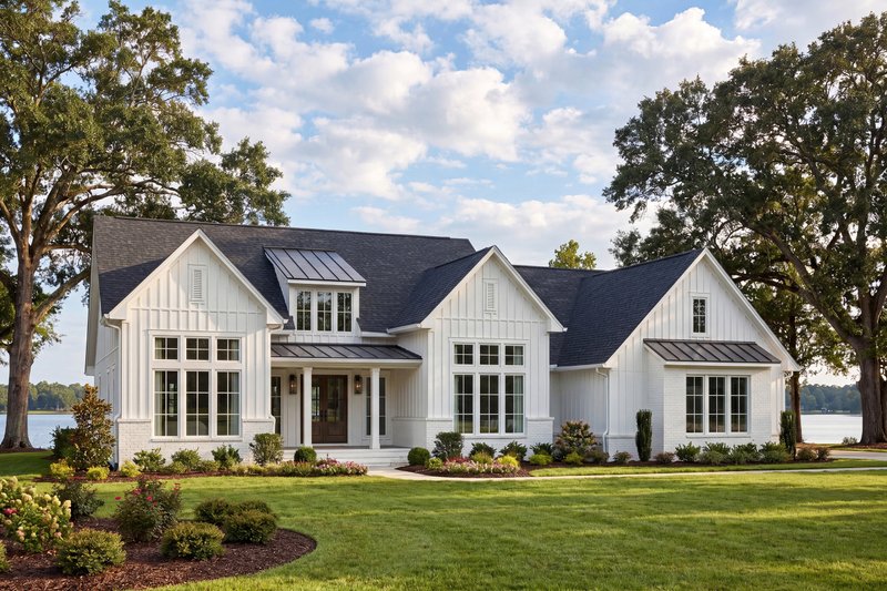 Dream House Plan - Exterior - Front Elevation 4 for Farmhouse House Plan #430-436 - 3 bed, 2 bath