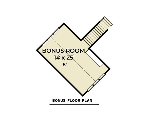 Farmhouse Floor Plan - Upper Floor Plan #1070-231