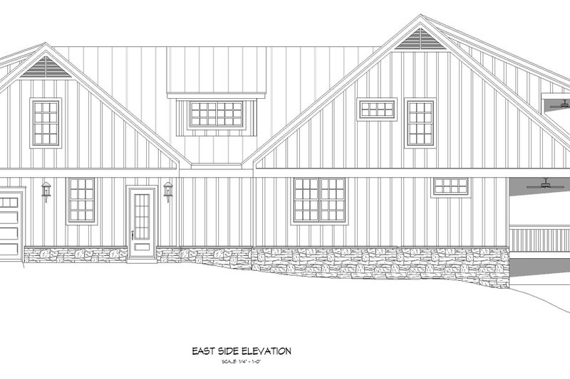 Dream House Plan - Exterior - Other Elevation 1 for Traditional House Plan #932-411 - 3 bed, 3.5 bath