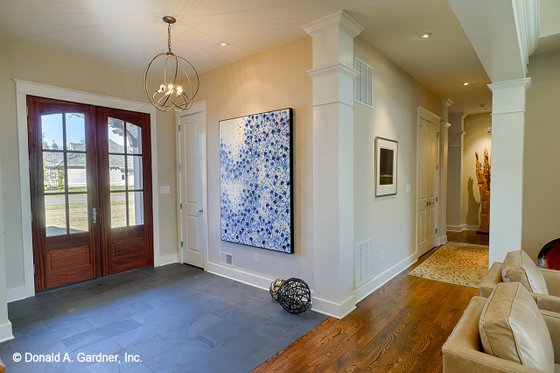 Interior - Entry for Craftsman House Plan #929-898 - 4 bed, 4 bath