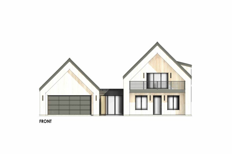Architectural House Design - Exterior - Front Elevation 6 for Modern House Plan #1096-197 - 3 bed, 2 bath