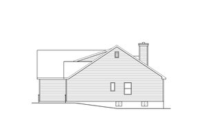 Exterior - Other Elevation for Ranch House Plan #22-644 - 4 bed, 3.5 bath