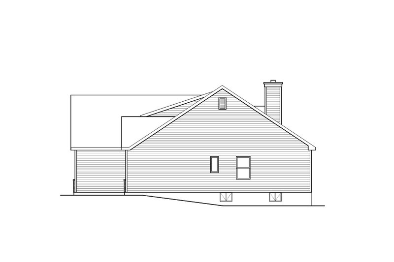 Home Plan - Exterior - Other Elevation for Ranch House Plan #22-644 - 4 bed, 3.5 bath
